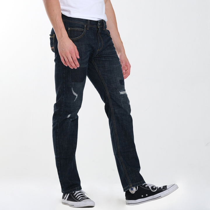 MENS POWELL DENIM JEANS IN PATCH & REPAIR