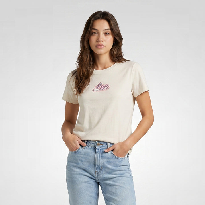 LEE LADIES BASIC ROUND NECK TEE