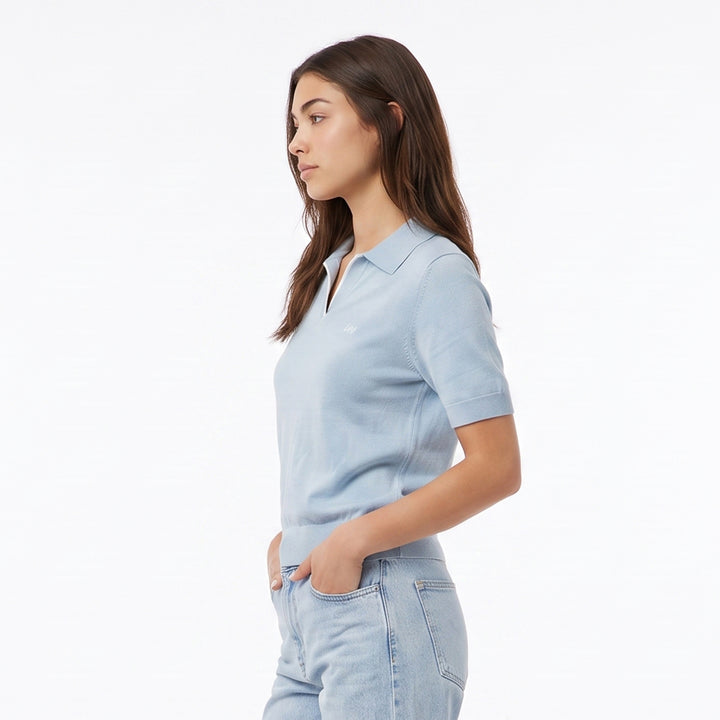 LEE LADIES' KNITTED LOOSE-FIT SPORTSHIRT