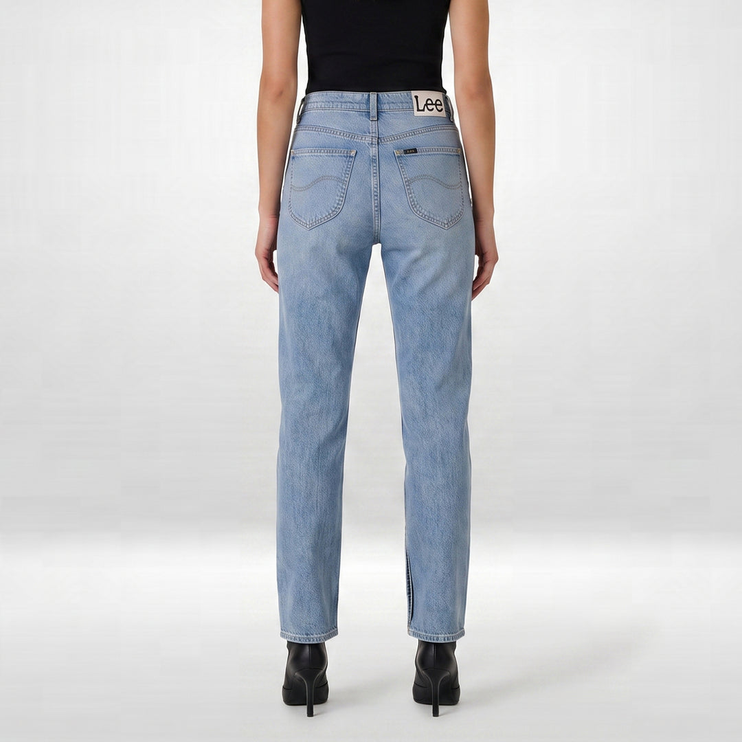 LEE LADIES CLASSIC STRAIGHT DENIM JEANS