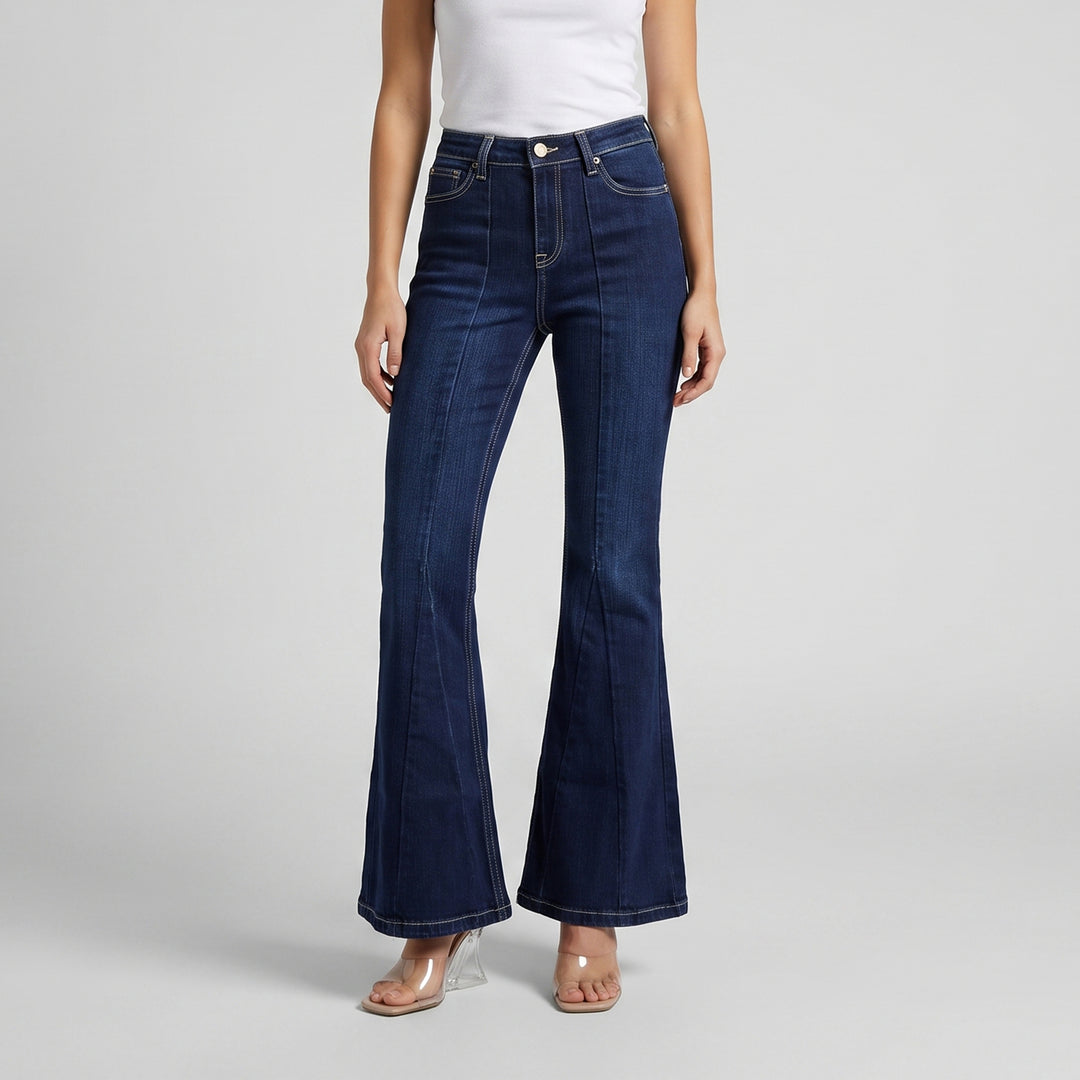 LEE LADIES FLARED DENIM JEANS