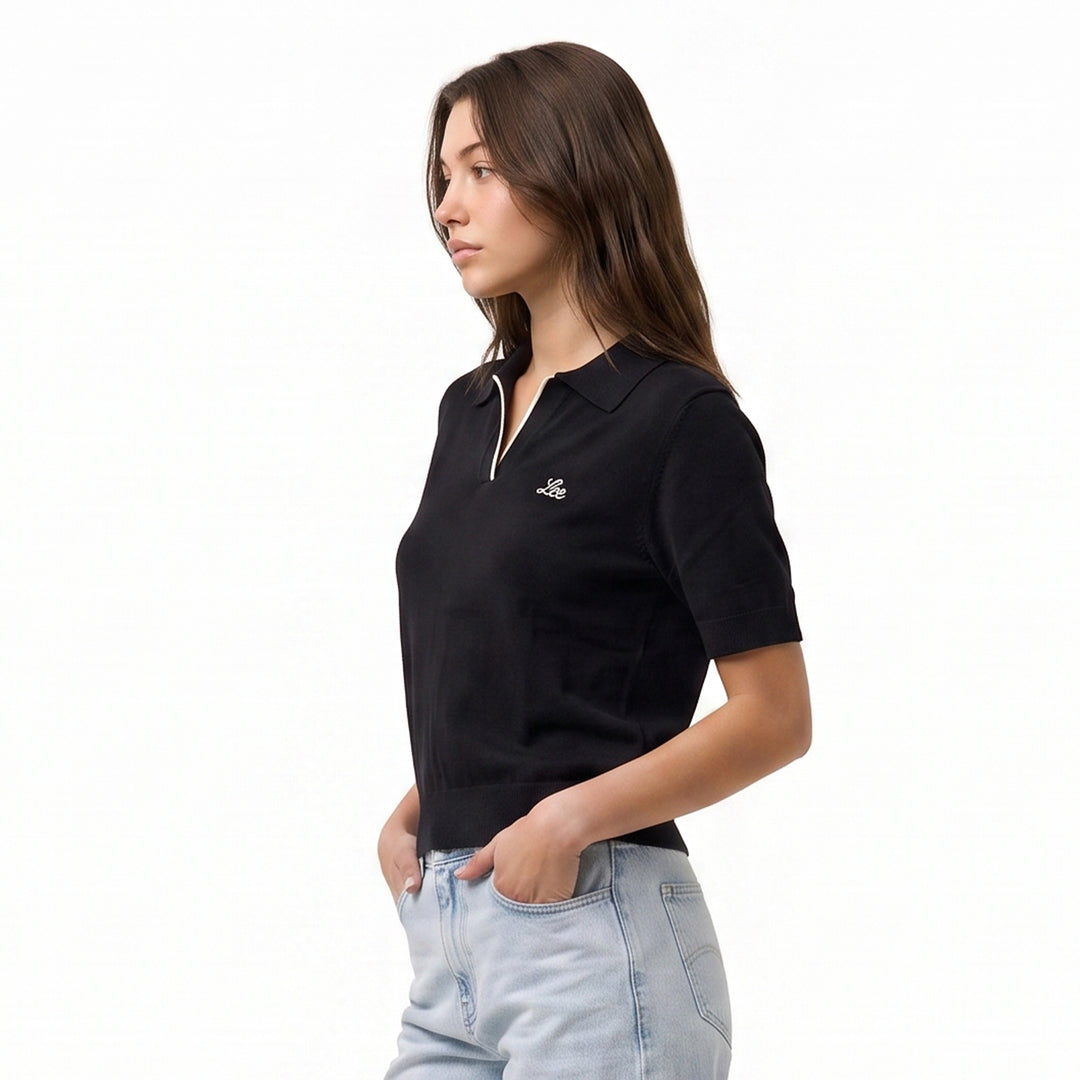 LEE LADIES' KNITTED LOOSE-FIT SPORTSHIRT