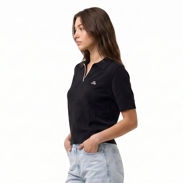 LEE LADIES' KNITTED LOOSE-FIT SPORTSHIRT