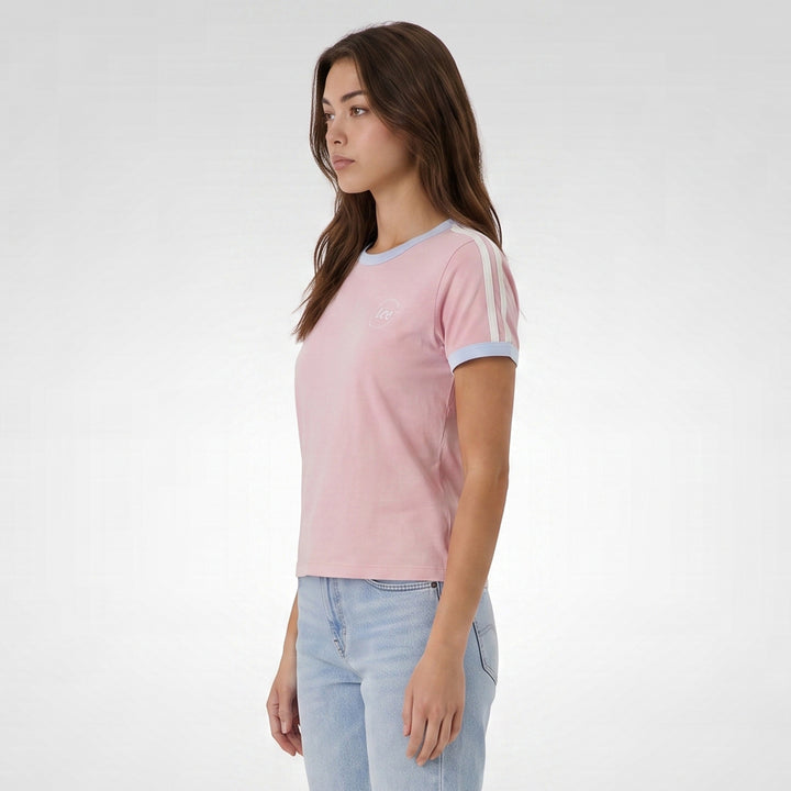 LEE LADIES RINGER ROUNDNECK TEE