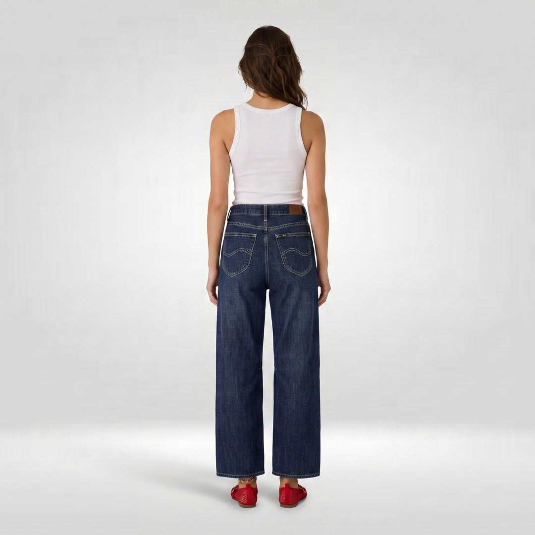 LEE LADIES DENIM JEANS BARREL FIT