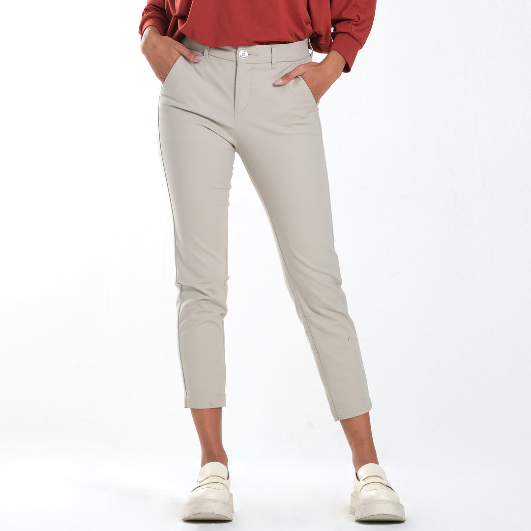 WOMENS HIGH WAIST TROUSERS