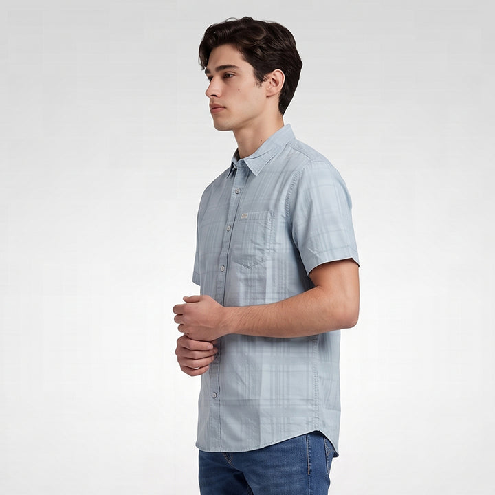 LEE MENS WOVEN BUTTON DOWN POLO