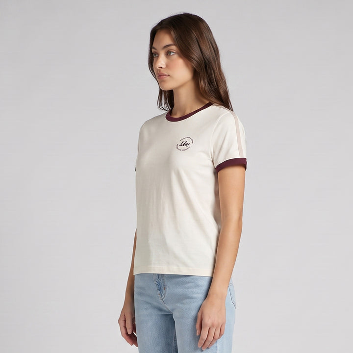 LEE LADIES RINGER ROUNDNECK TEE
