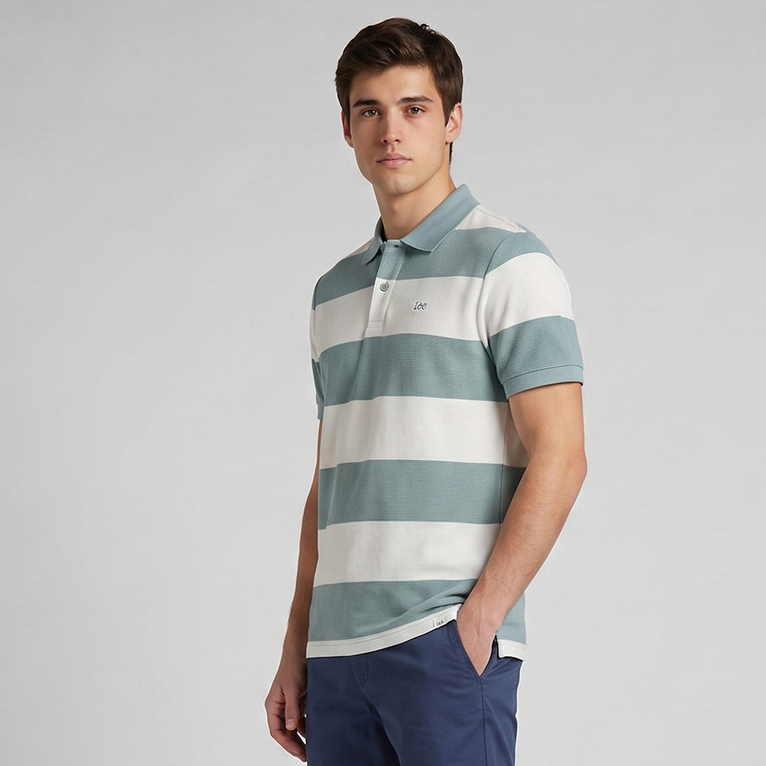 LEE MENS STRIPES SPORTHIRT