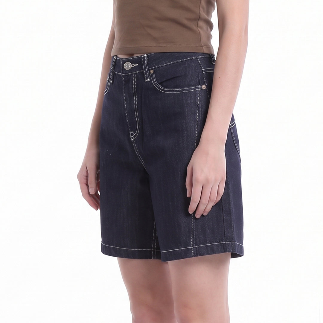 LEE LADIES DENIM JORTS IN RINSE WASH