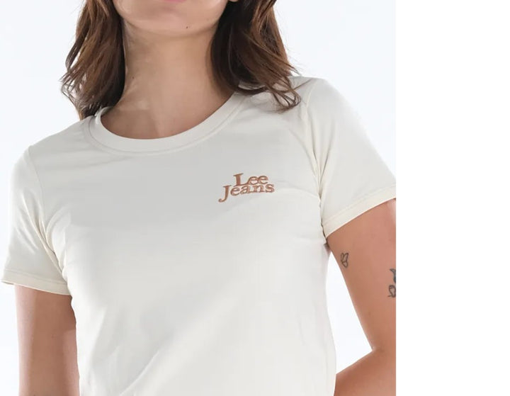 LEE LADIES EMBROIDERED LOGO TEE