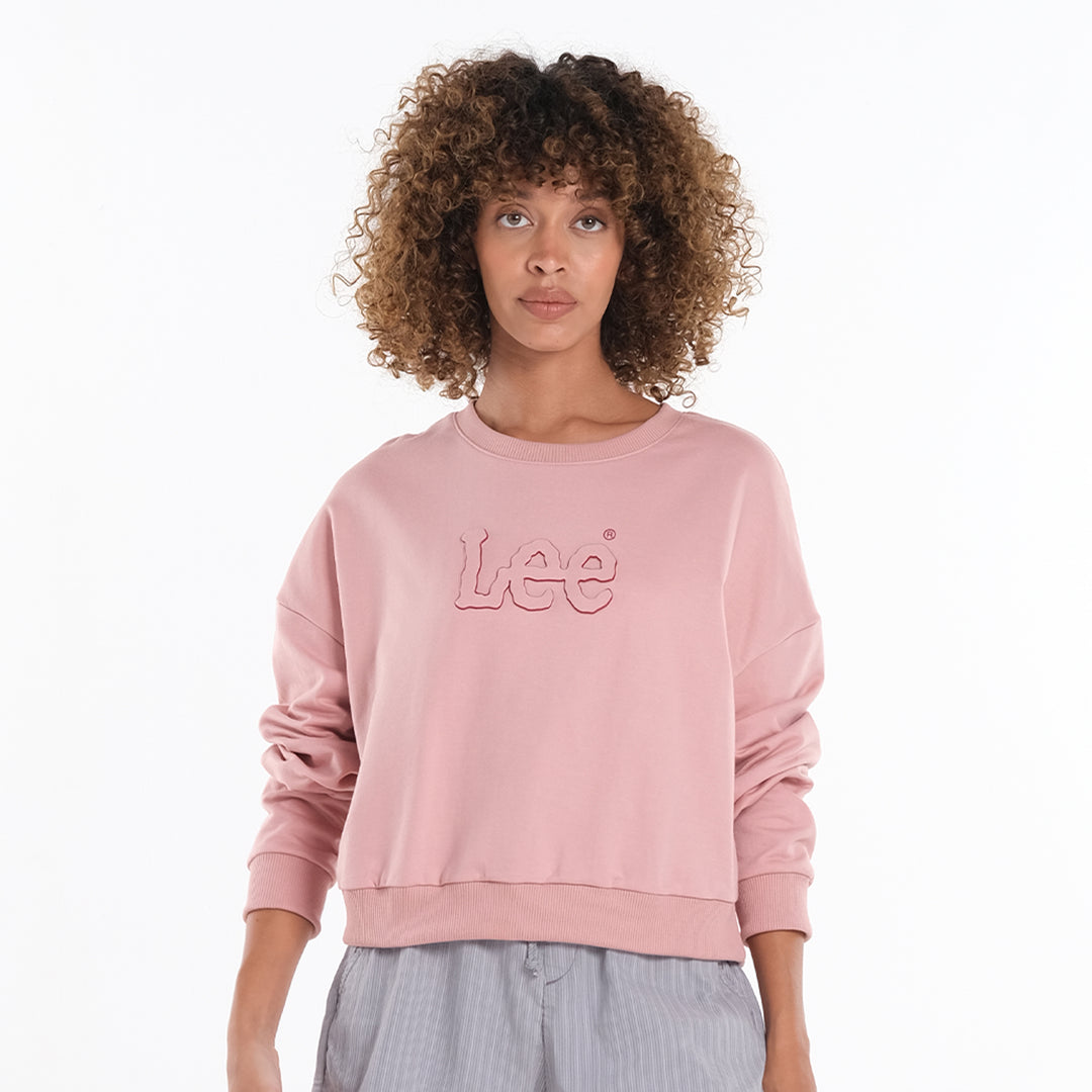 LEE LADIES EMBOSSED LOGO PULL OVER
