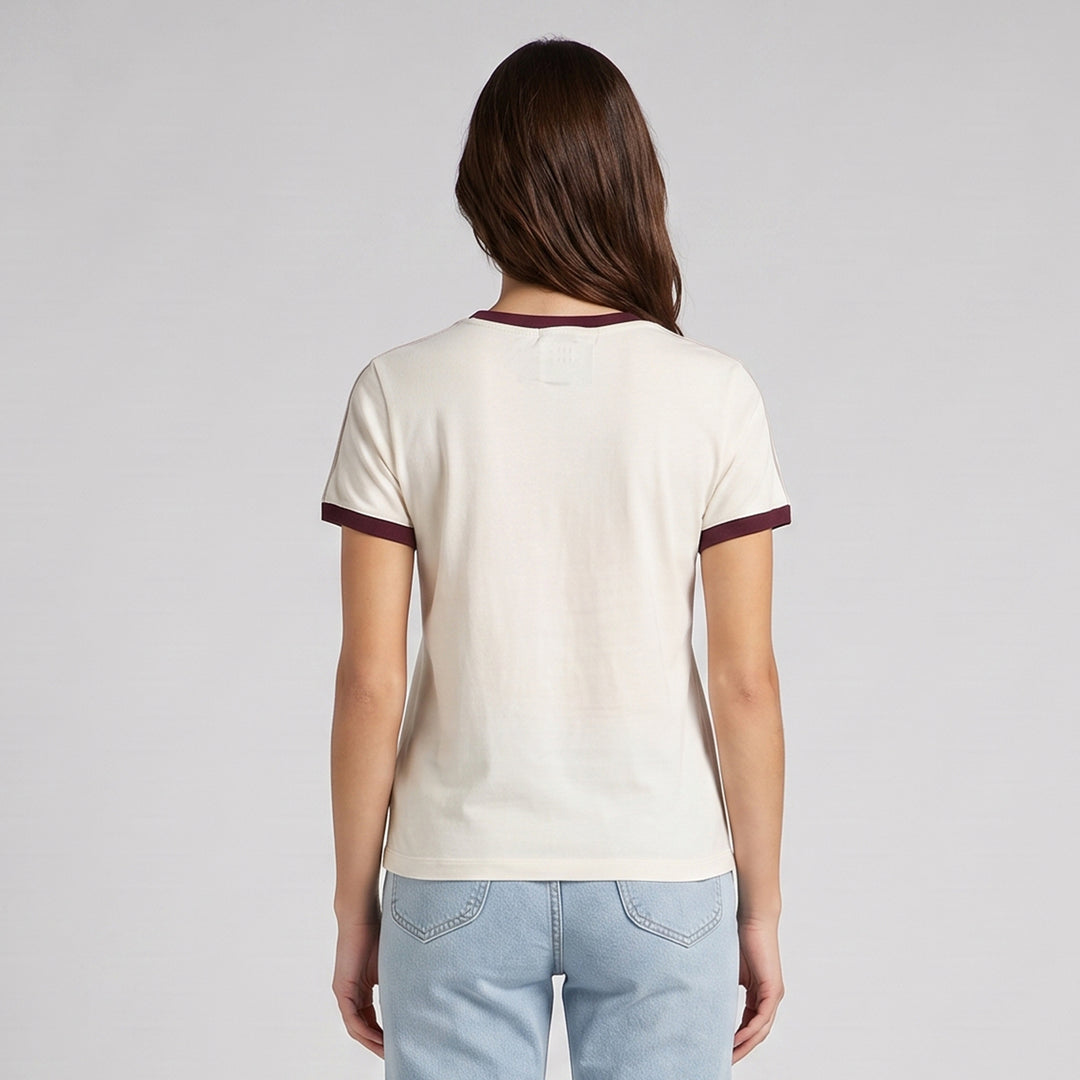 LEE LADIES RINGER ROUNDNECK TEE