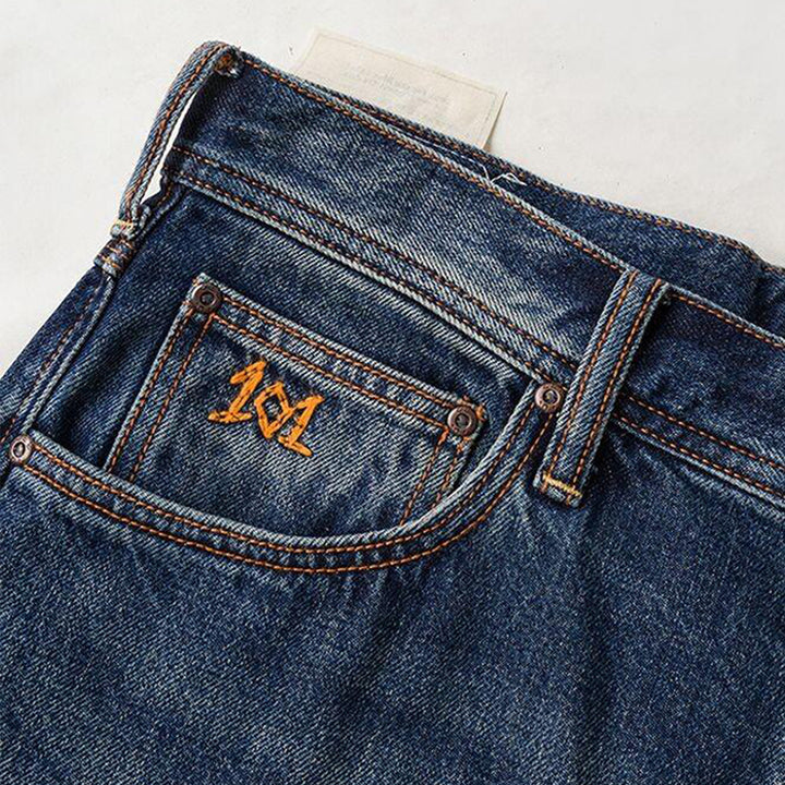 LEE MENS 101 RIDER DENIM JEANS IN MID SHADE