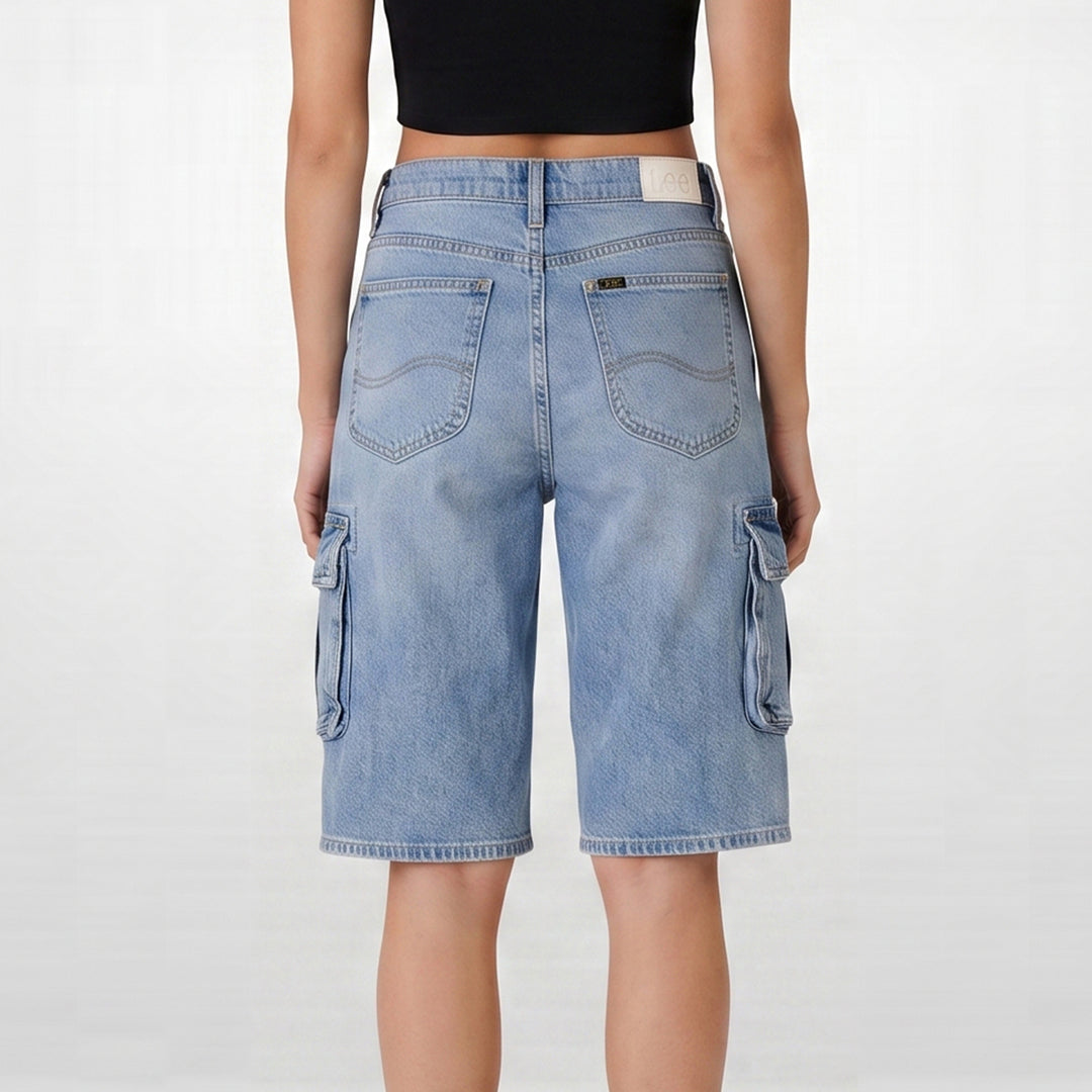 LEE LADIES CARGO DENIM JORTS