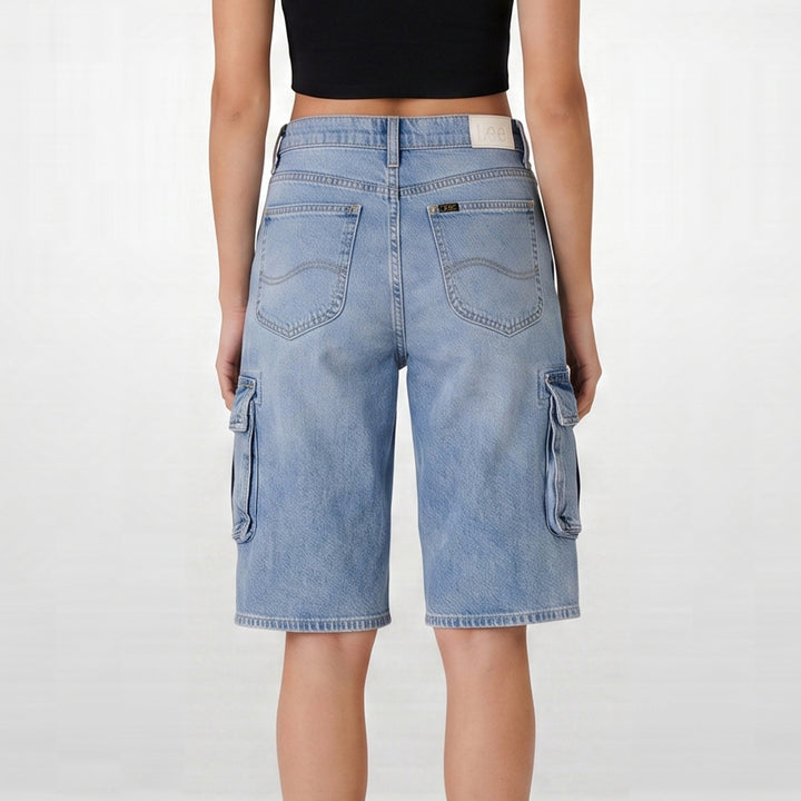 LEE LADIES CARGO DENIM JORTS