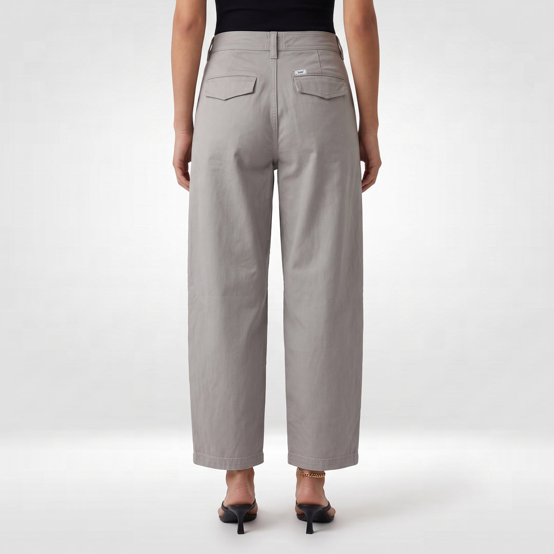 LEE LADIES BARREL FIT TROUSER PANTS