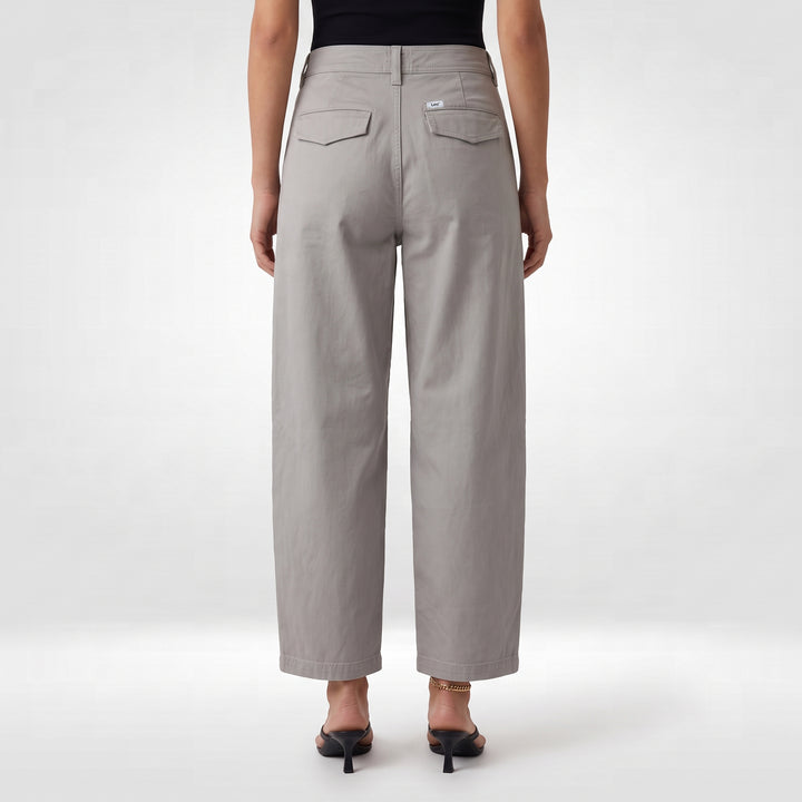 LEE LADIES BARREL FIT TROUSER PANTS