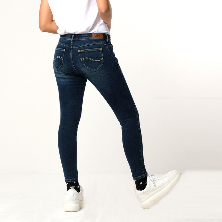 WOMENS DENIM JEGGINGS IN DARK ULRICH
