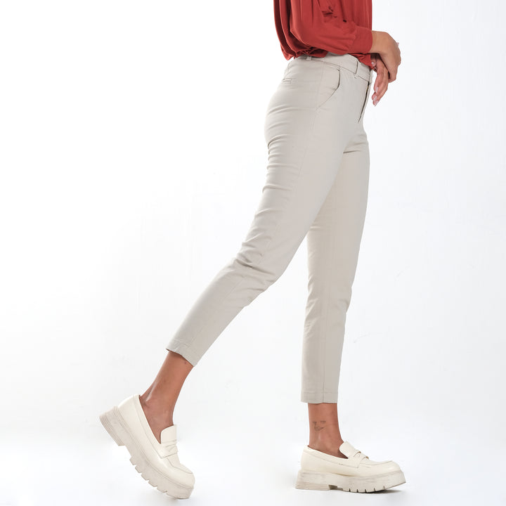 WOMENS HIGH WAIST TROUSERS