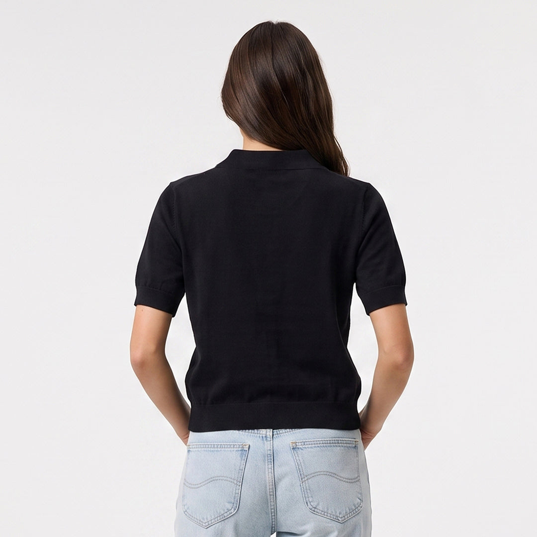 LEE LADIES' KNITTED LOOSE-FIT SPORTSHIRT