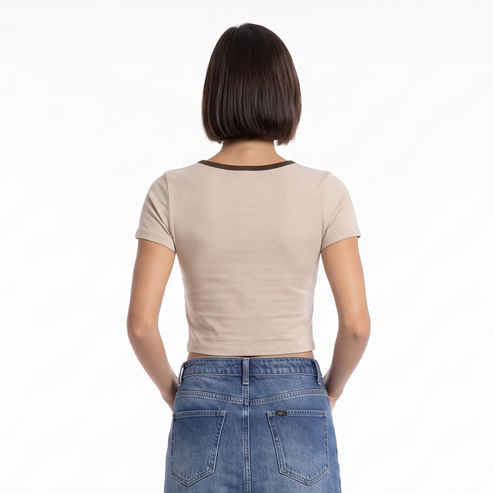 LEE LADIES CROPPED TEE