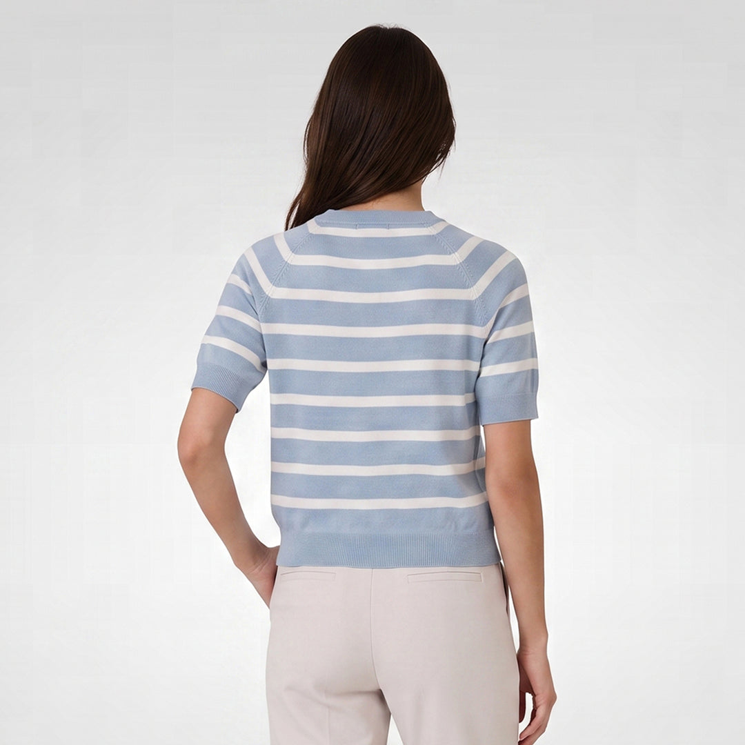 LEE LADIES LOOSE-FIT CROPPED ROUNDNECK TEE