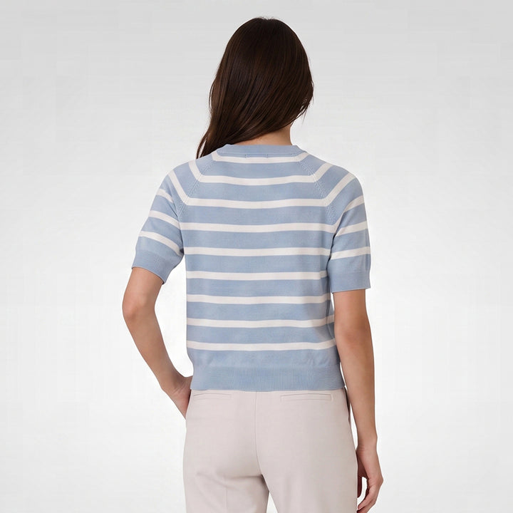 LEE LADIES LOOSE-FIT CROPPED ROUNDNECK TEE