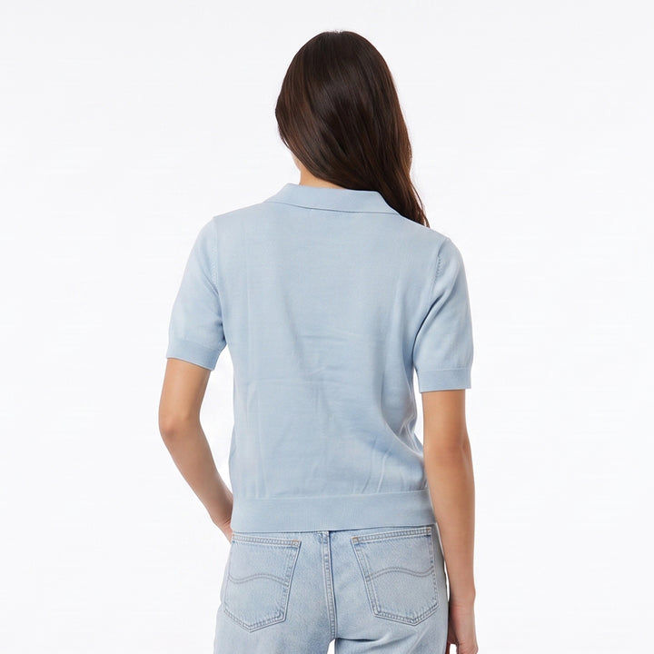 LEE LADIES' KNITTED LOOSE-FIT SPORTSHIRT