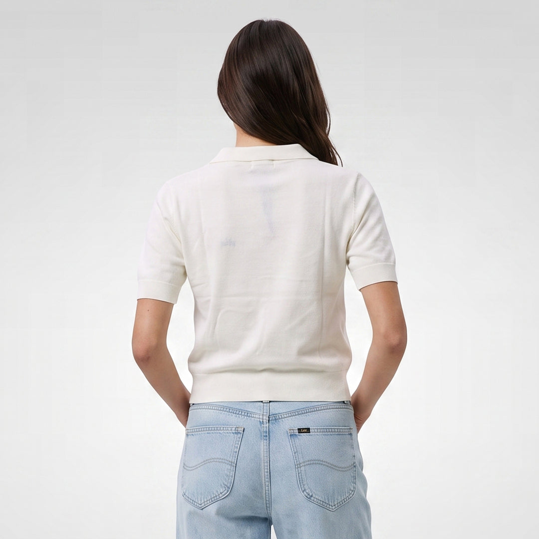 LEE LADIES' KNITTED LOOSE-FIT SPORTSHIRT