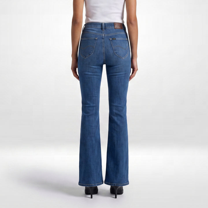LEE LADIES FLARED DENIM JEANS