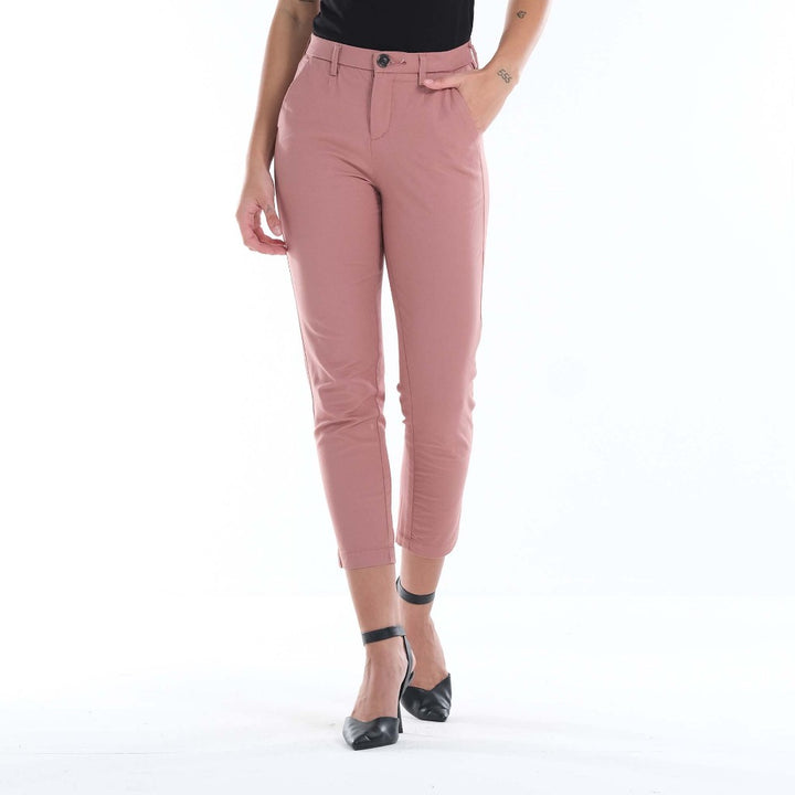 LEE LADIES 25" INSEAM TROUSERS WITH DECORATIVE BACK POCKET