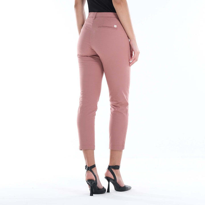 LEE LADIES 25" INSEAM TROUSERS WITH DECORATIVE BACK POCKET