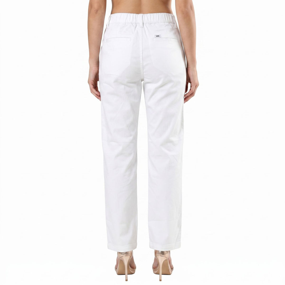 LEE LADIES HIGHWAIST COMFORT STRAIGHT TROUSERS