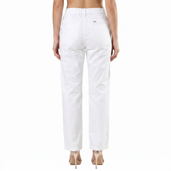 LEE LADIES HIGHWAIST COMFORT STRAIGHT TROUSERS