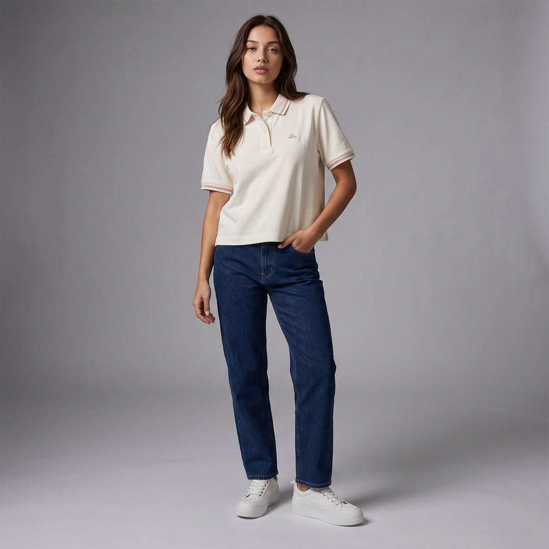 LEE LADIES SEMI CROP LOOSE FIT SPORTSHIRT
