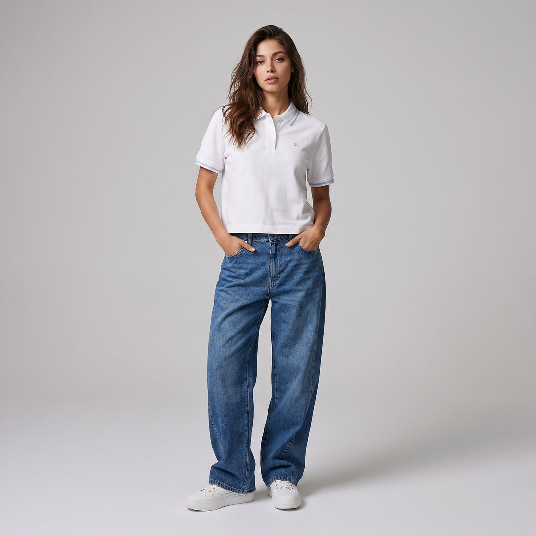 LEE LADIES SEMI CROP LOOSE FIT SPORTSHIRT