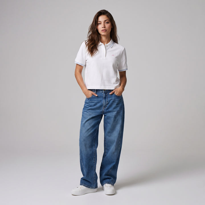 LEE LADIES SEMI CROP LOOSE FIT SPORTSHIRT