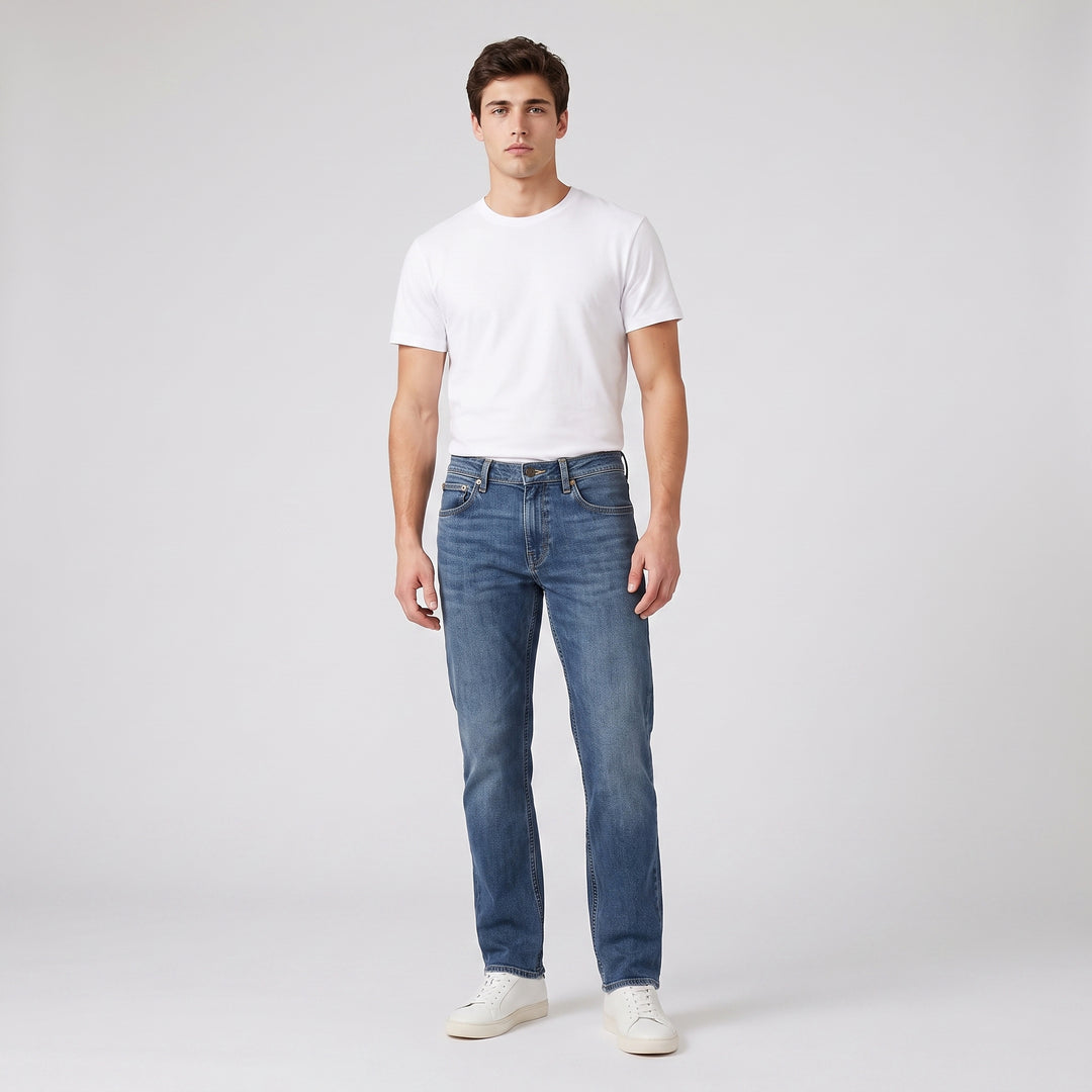 LEE MENS DENIM JEANS LUKE FIT; 28" INSEAM