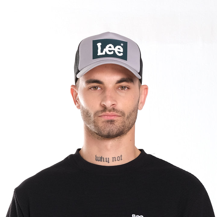 MENS TRUCKER CAP IN GRAY (GENDERLESS)