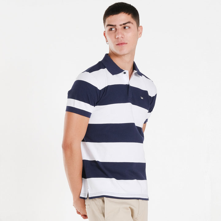 MENS JACQUARD STRIPES  SPORTSHIRT