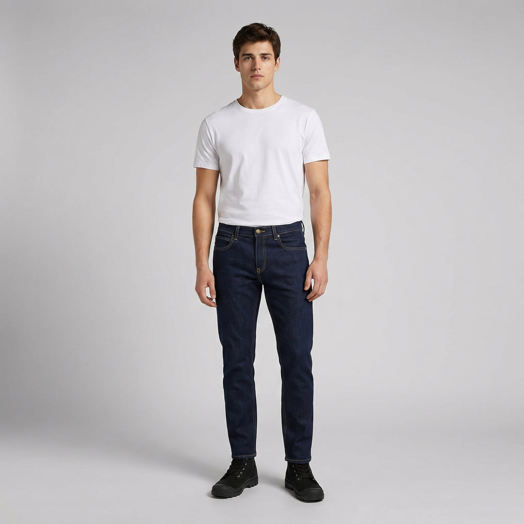 LEE MENS SLIM TAPERED DENIM JEANS