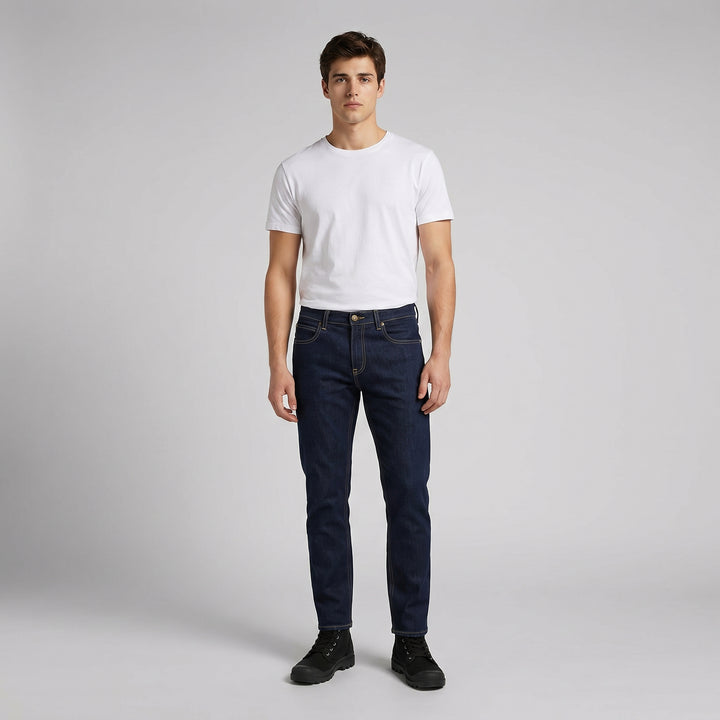 LEE MENS SLIM TAPERED DENIM JEANS