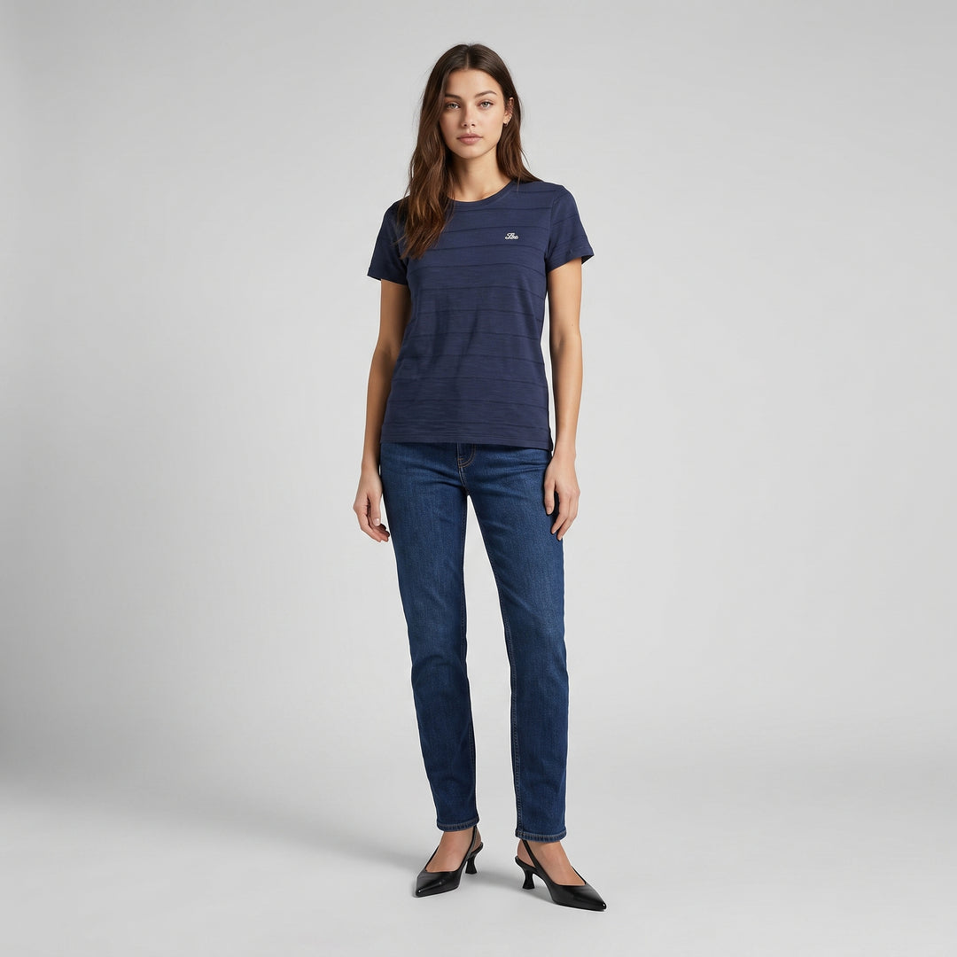 LEE LADIES BASIC ROUND NECK TEE