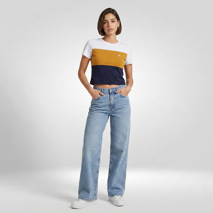 LEE LADIES ROUNDNECK CROPPED TEE