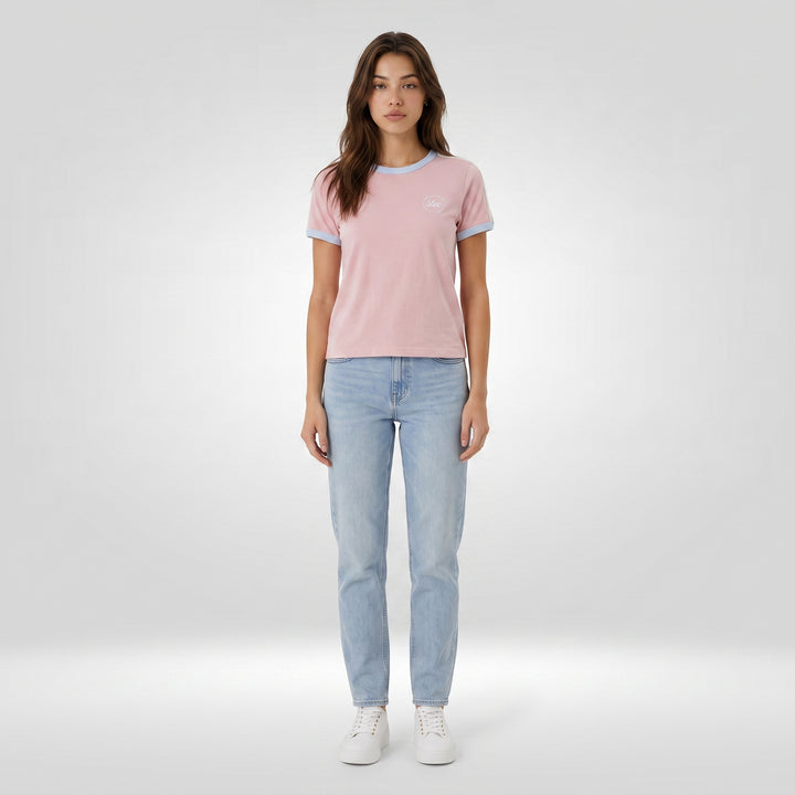 LEE LADIES RINGER ROUNDNECK TEE