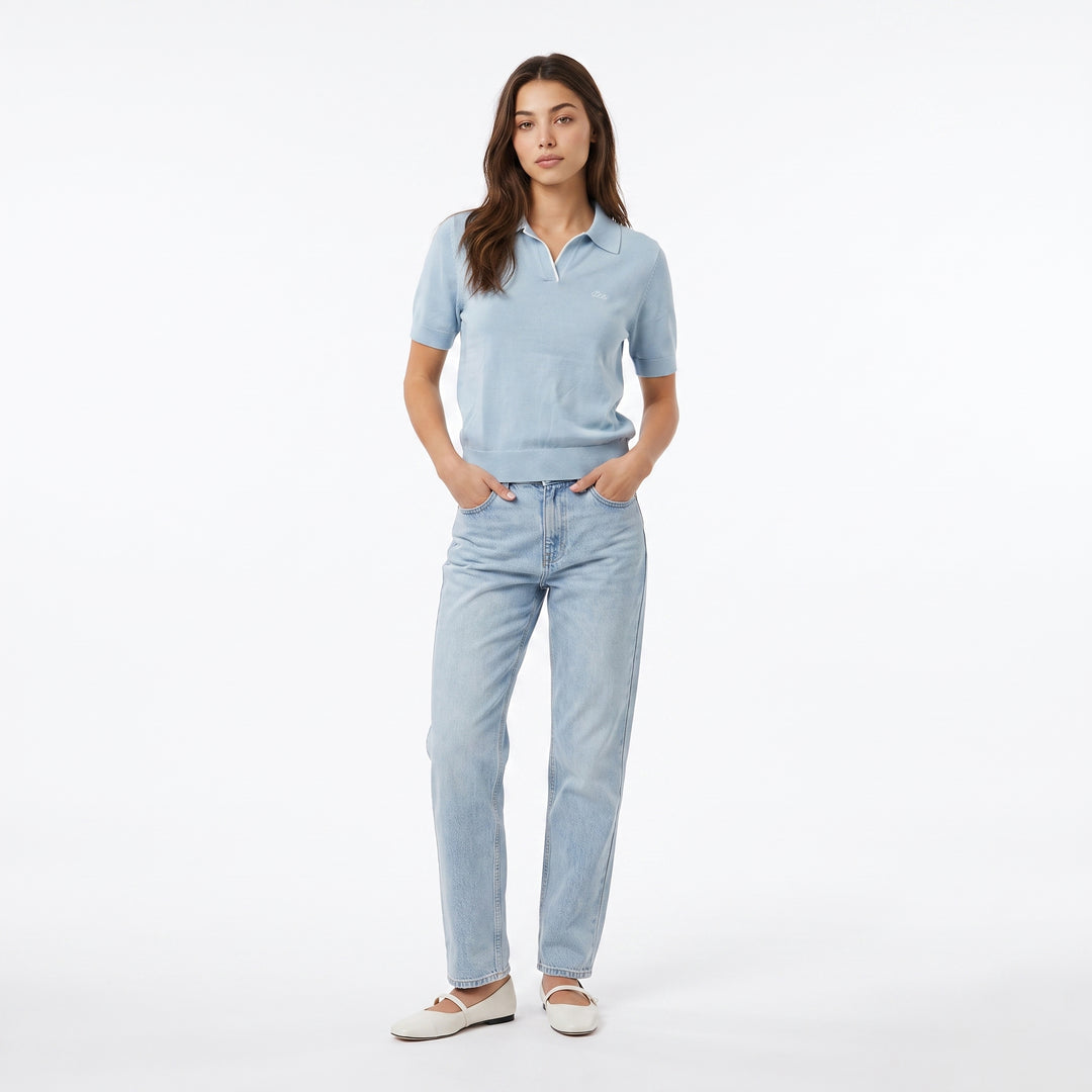 LEE LADIES' KNITTED LOOSE-FIT SPORTSHIRT
