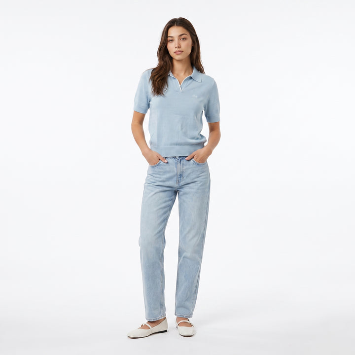 LEE LADIES' KNITTED LOOSE-FIT SPORTSHIRT