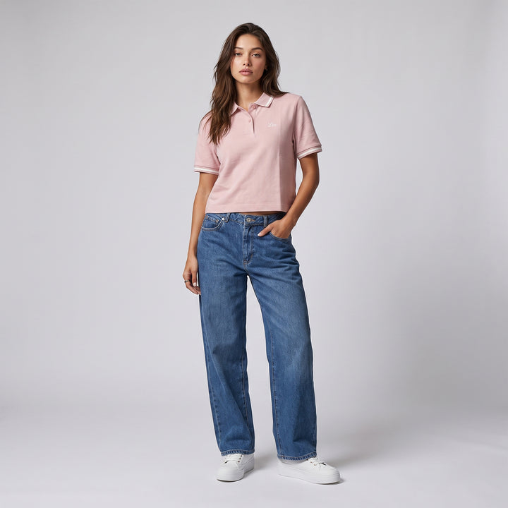 LEE LADIES SEMI CROP LOOSE FIT SPORTSHIRT