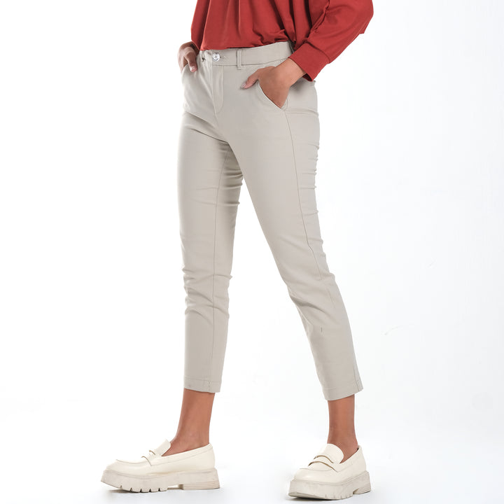 WOMENS HIGH WAIST TROUSERS